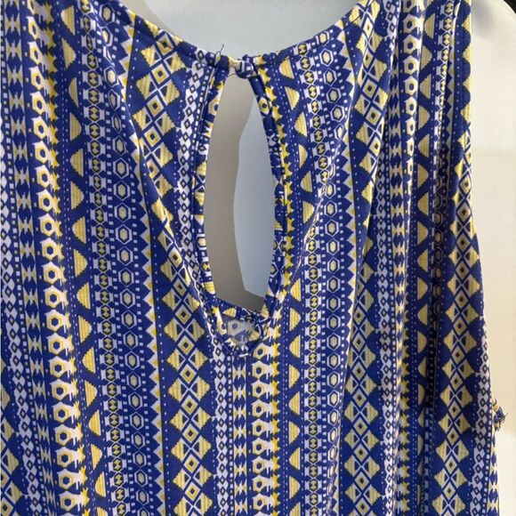 Plus Moda Patterned Sleeveless Jumpsuit szc4X - Picture 5 of 7